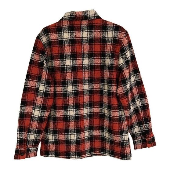 Taylor Stitch Ojai Jacket in Garnet Wool Blend Red Plaid Chore Mens XS S NEW HTF - Picture 10 of 15